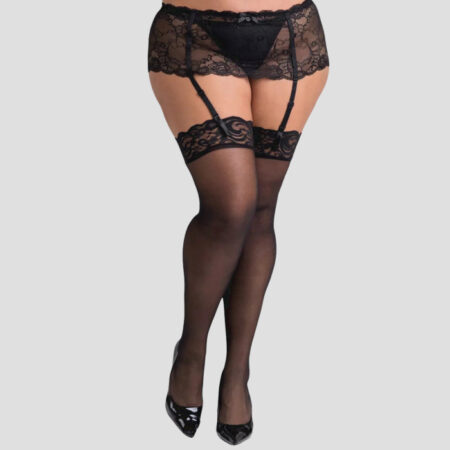 Medias Liguero con silicona plus 9009