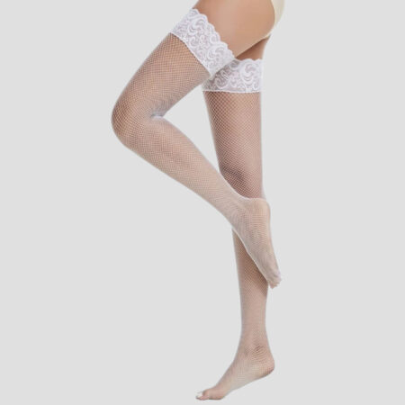 Medias Liguero malla con silicona 9004b